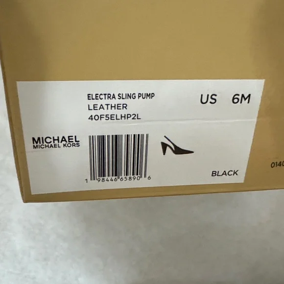 MICHAEL MICHAEL KORS
Electra Leather Slingback Pump Size 6 NEW - Picture 6 of 6